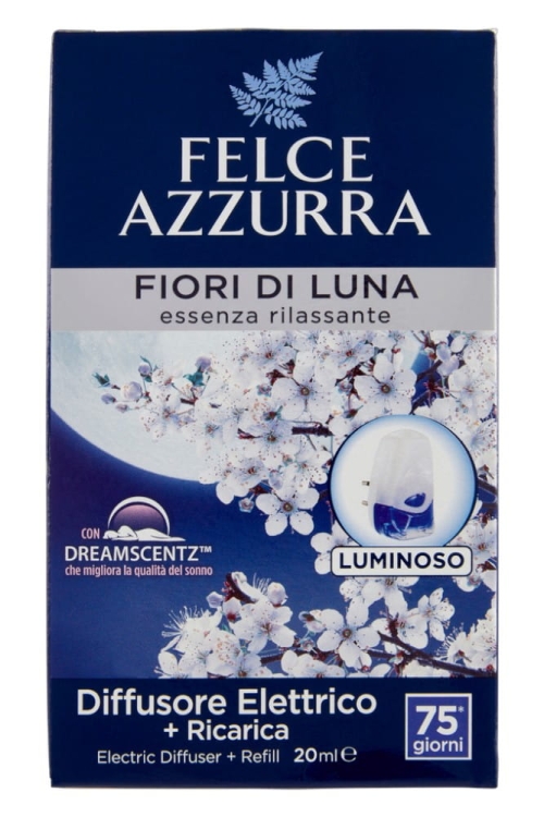 Felce Azzurra Odświeżacz elektryczny Moon Flowers (urządzenie + wkład 20ml).jpg
