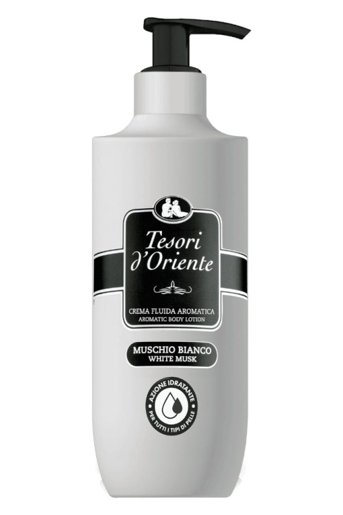 Tesori d'Oriente balsam do ciała z pompką 400ml Białe piżmo .jpg