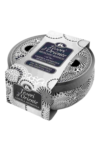 Tesori d’Oriente Świeca zapachowa Białe piżmo 200g.jpg