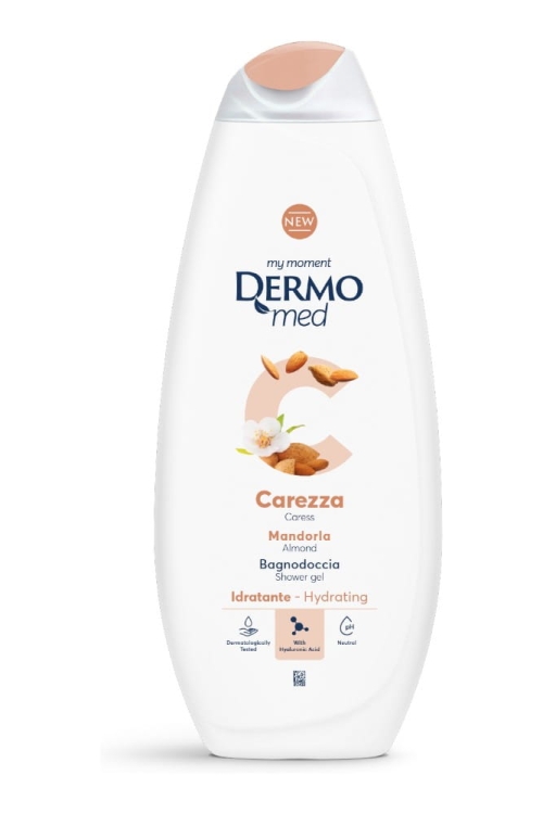 Dermomed Carezza - Żel pod prysznic Migdał 450ml.jpg