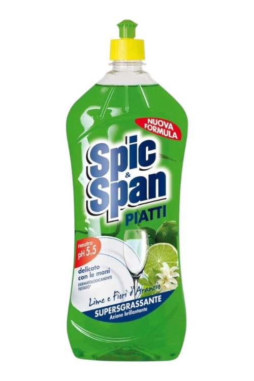 Spic Span Płyn do naczyń Limonka Pomarańcza 1L.jpg