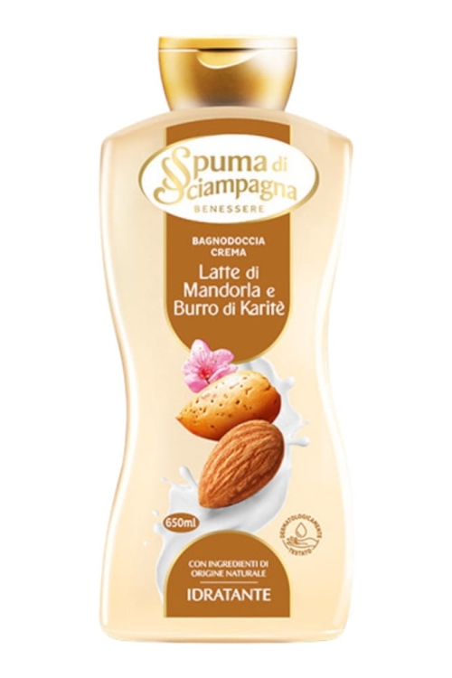 Spuma di Sciampagna Żel pod prysznic Mleczko migdałowe 650ml.jpg