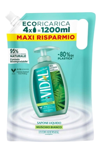 Vidal Mydło w płynie Białe piżmo (uzupełnienie) 1,2L.jpg