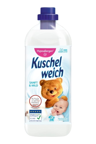 Kuschelweich Płyn do płukania 1L Sanft &amp; Mild – Delikatność i Łagodność (38 prań).jpg