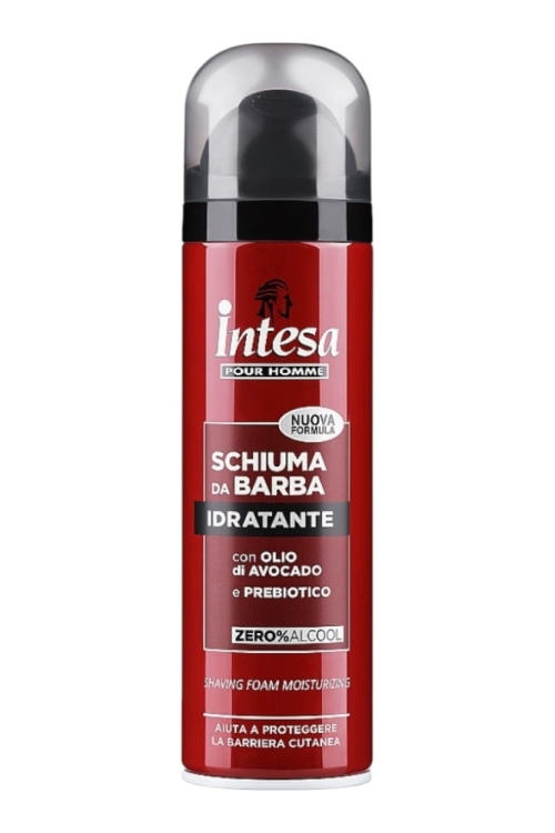 Intesa Men Pianka do golenia 300ml Moisturizing – Nawilżająca, z Olejem z Awokado.jpg