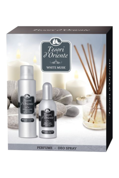 Tesori d’Oriente Zestaw prezentowy Muschio Bianco – Perfumy i Dezodorant.png