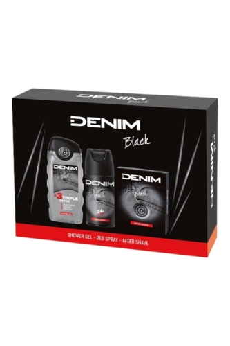 Denim Zestaw prezentowy Black - intensywny, drzewno-piżmowy zapach o męskim charakterze.jpg