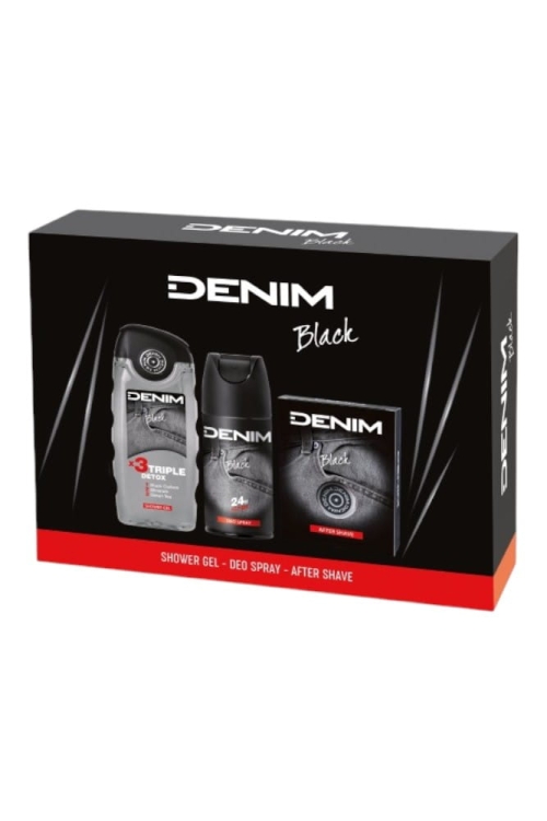 Denim Zestaw prezentowy Black - intensywny, drzewno-piżmowy zapach o męskim charakterze.jpg