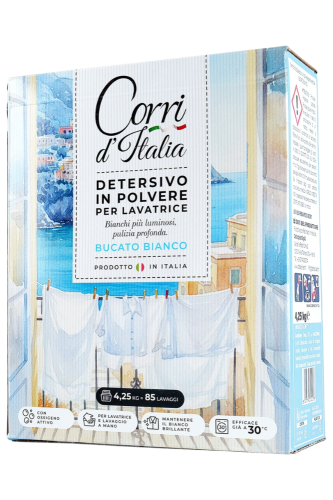 Corri d’Italia Proszek do prania białego - Bucato Bianco 4,25kg 85p.png