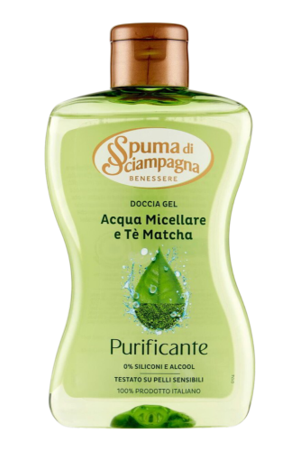 Spuma di Sciampagna Oczyszczający micelarny żel pod prysznic Matcha 300ml.png