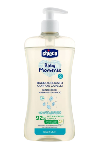 Chicco Baby Moments Delikatny płyn do mycia ciała i włosów 500 ml.png
