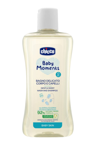 Chicco Baby Moments Delikatny płyn do mycia ciała i włosów 200ml .png