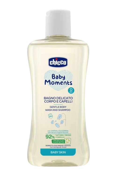 Chicco Baby Moments Delikatny płyn do mycia ciała i włosów 200ml .png