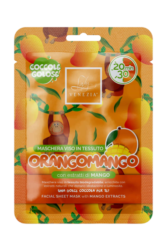 Lady Venezia Coccole Golose Maska w płachcie Orangomango Mango 24ml.png