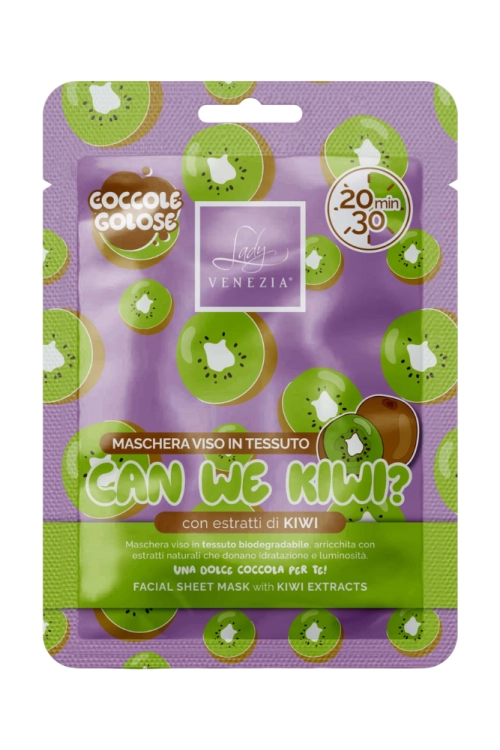 Lady Venezia Coccole Golose Maska w płachcie Can We Kiwi 24ml.png