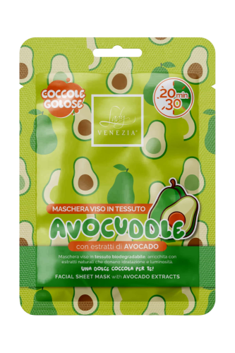 Lady Venezia Coccole Golose Maska w płachcie Avocuddle Awokado 24ml.png