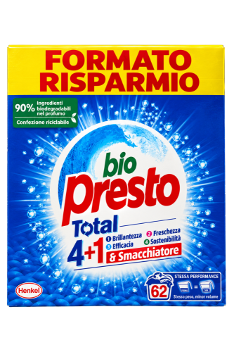 Bio Presto Classico Proszek do Prania z odplamiaczem 3,1 kg 62 Prania.png
