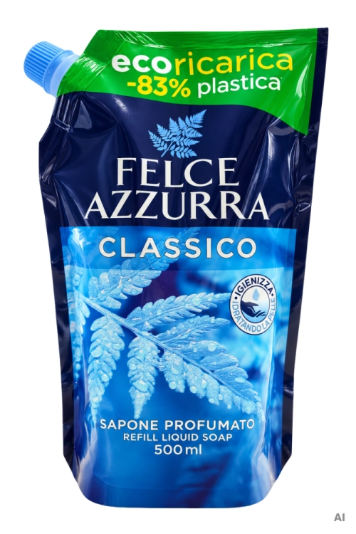 Felce Azzurra Mydło w płynie 500 ml Uzupełnienie Classico.png