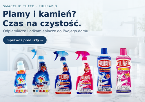 Czas na czystość, odplamiacze i odkamieniacze do Twojego domu