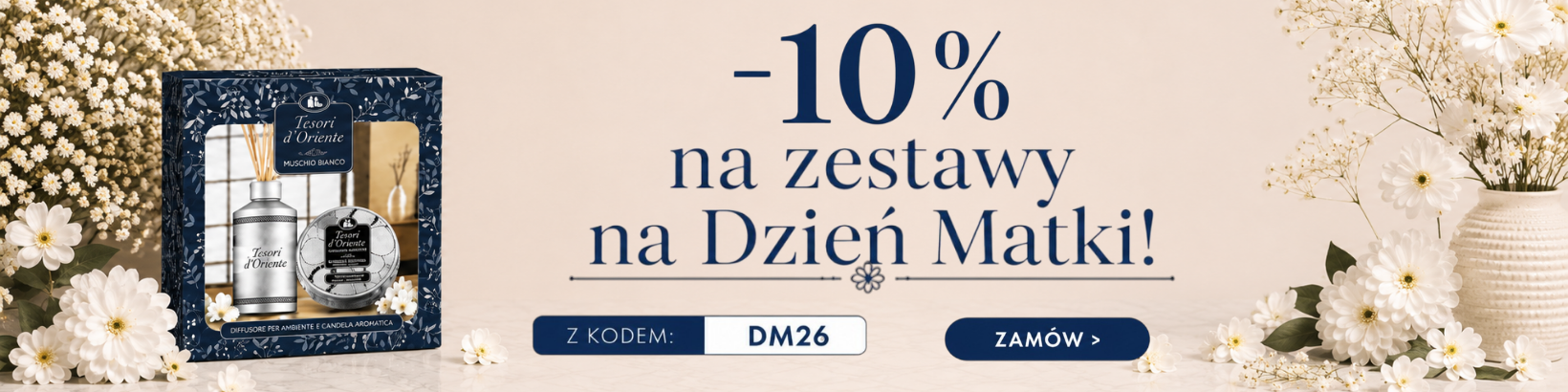 10% taniej na zestawy prezentowe dla MAMUSI!!!