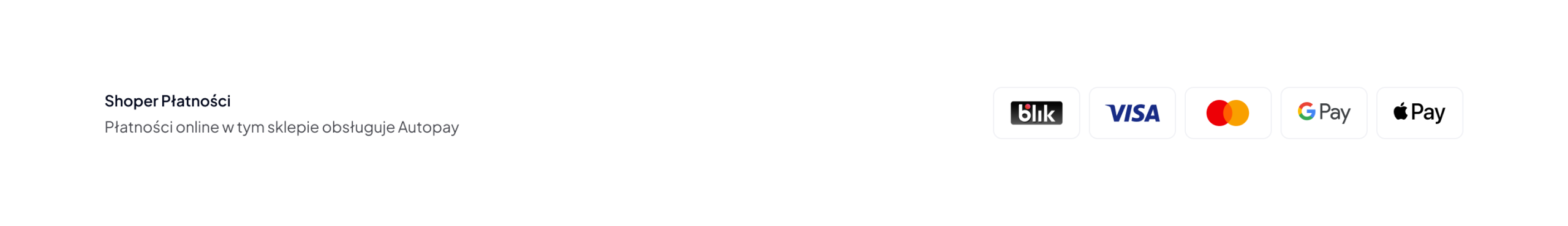 Płatności online w tym sklepie obsługuje Autopay