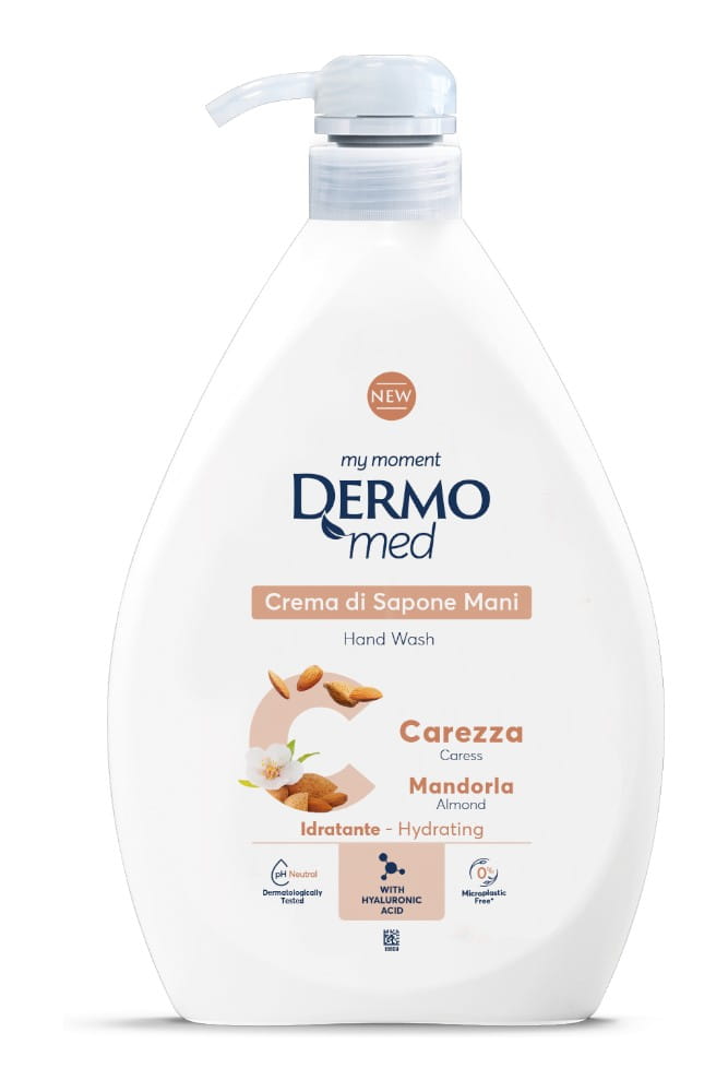 Dermomed Mydło w płynie 600 ml Carezza - Migdał.jpg