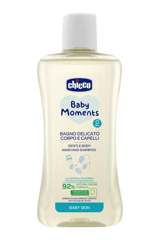 Chicco Baby Moments Delikatny płyn do mycia ciała i włosów 200ml .png