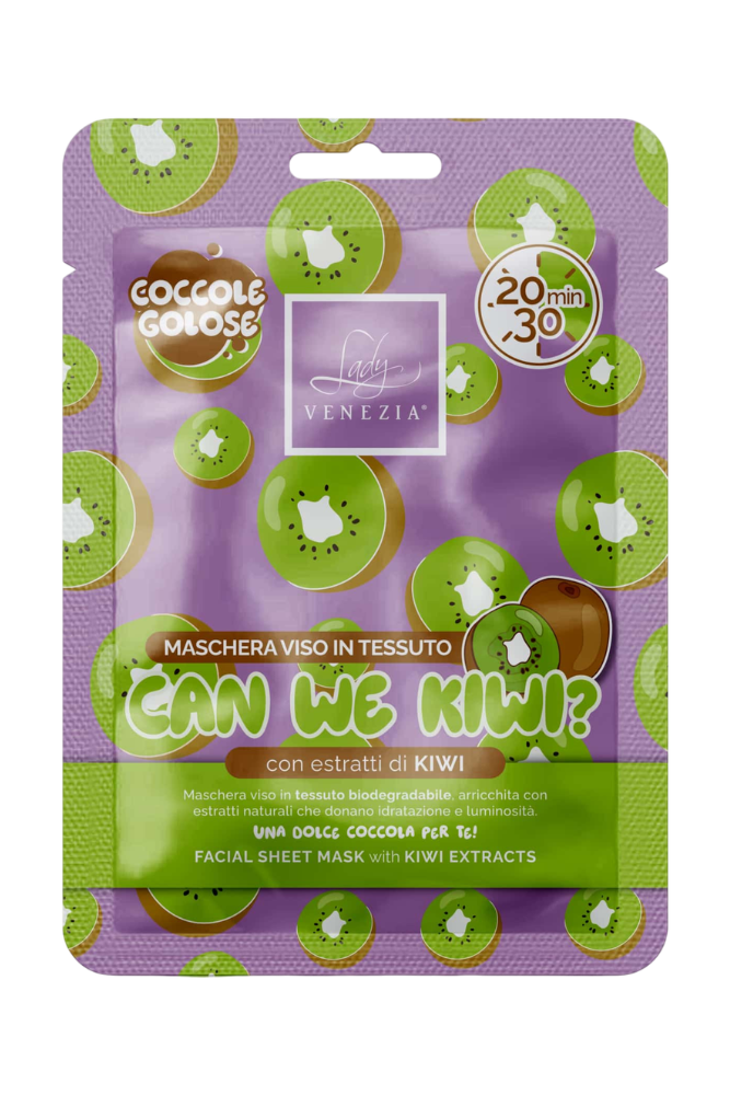 Lady Venezia Coccole Golose Maska w płachcie Can We Kiwi 24ml.png