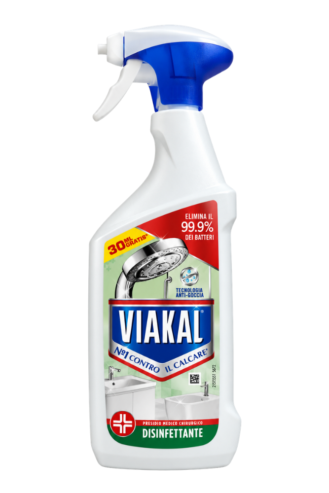 Viakal Spray Disinfettante - Odkamieniacz dezynfekujący do łazienki 500ml.png