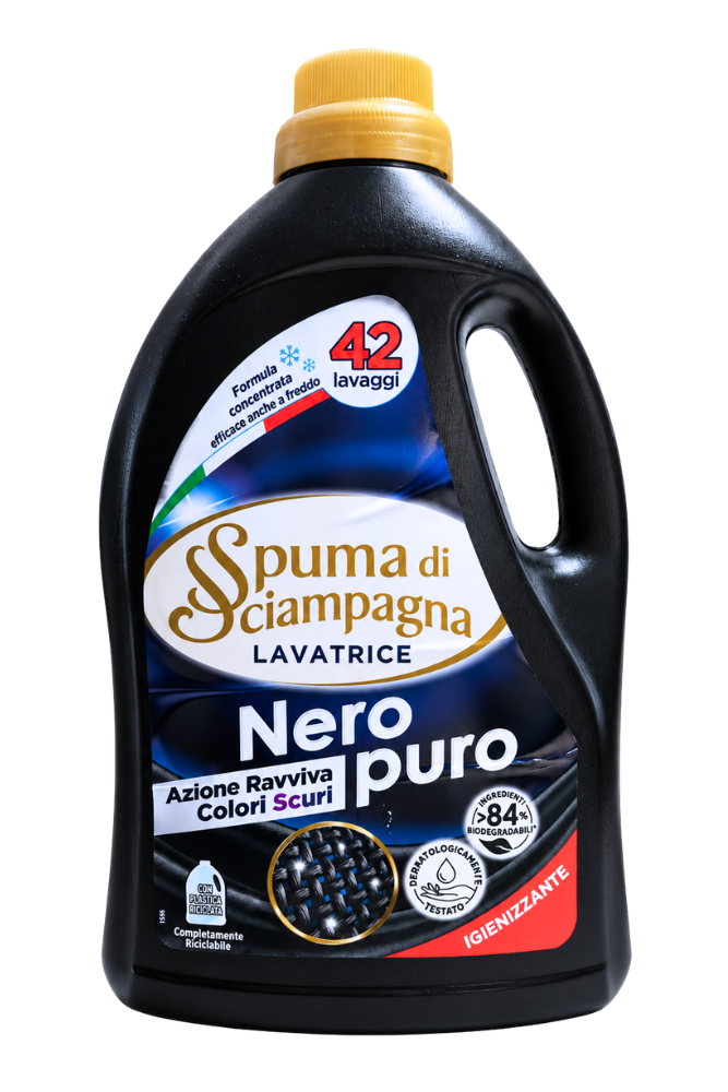 Spuma di Sciampagna Nero Puro Płyn do prania czarnych i ciemnych ubrań 1890ml.png