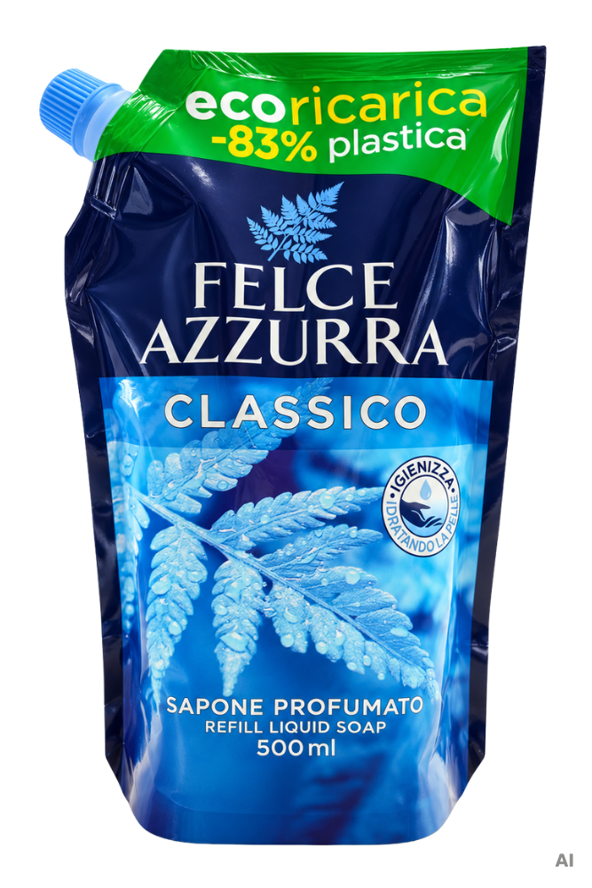 Felce Azzurra Mydło w płynie 500 ml Uzupełnienie Classico.png